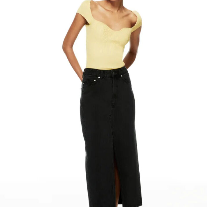 Rib-knit Top
